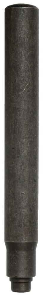 Ein dunkler Metallstift mit am unteren Ende verschieden lange und immer dünnere Einkerbungen